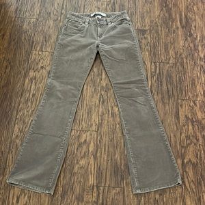 Gap low rise corduroy pants